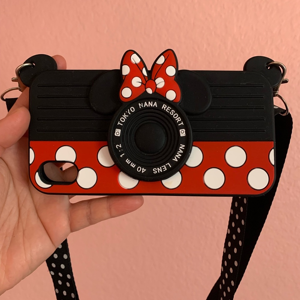 iPhone XR Minnie Mouse Case with Strap